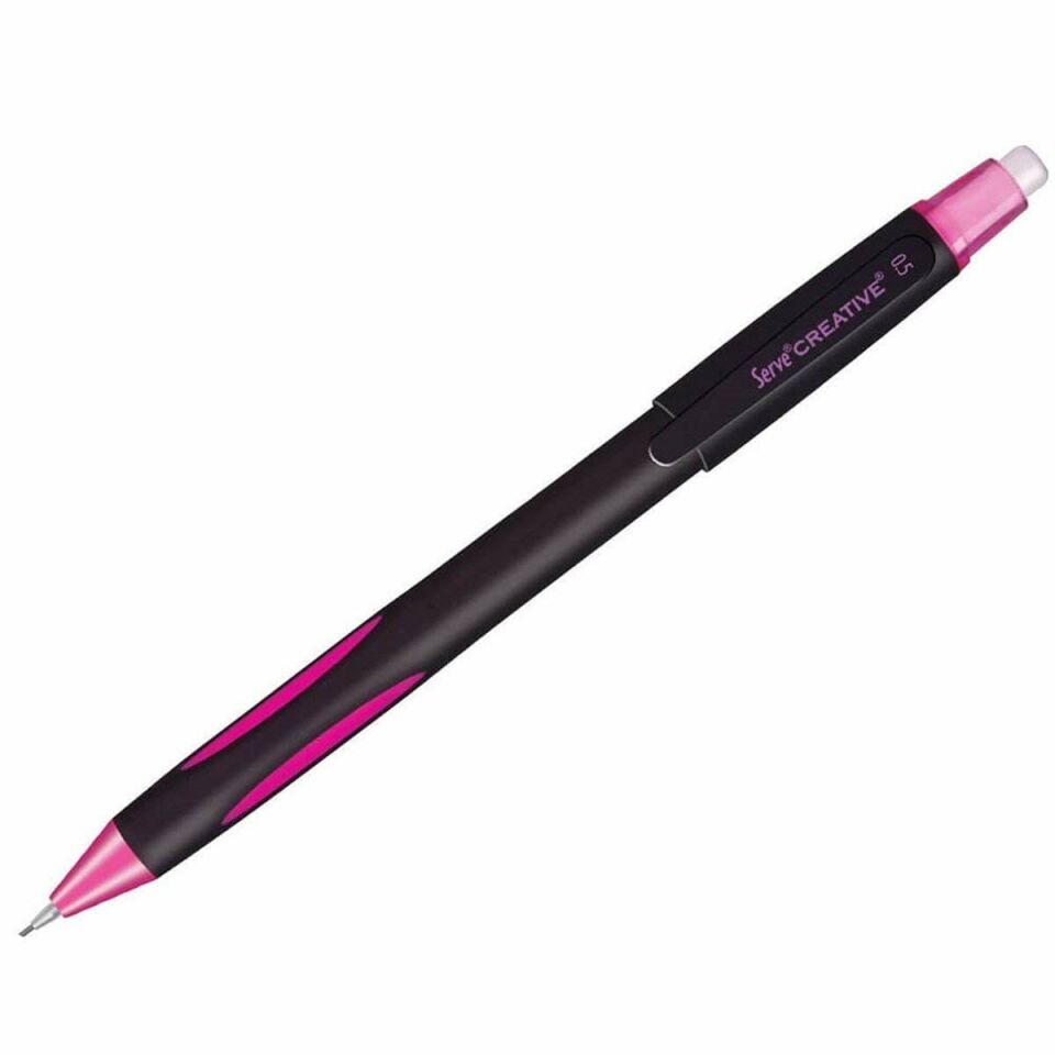 Serve Creatıve Mekanik Kurşun Kalem 05 Mm Pembe