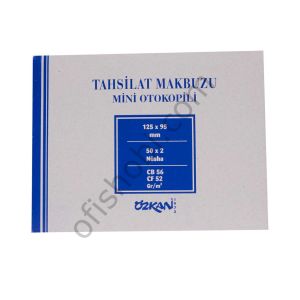 Özkan Tahsilat Makbuzu Mini 50x2 Otokopili