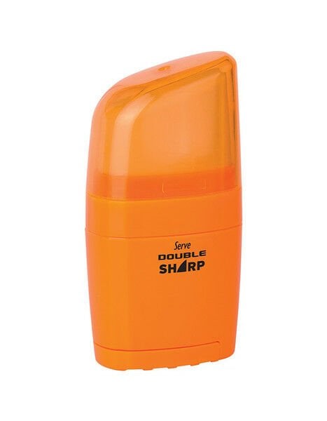 Serve Dublesharp Silgili Kalemtraş Turuncu Tekli
