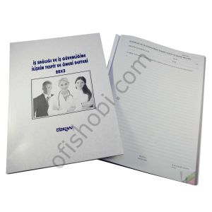 Özkan İş Sağlığı Ve İş Güvenliğine İlişkin Tespit Ve Öneri Defteri Karton Kapak 20x3