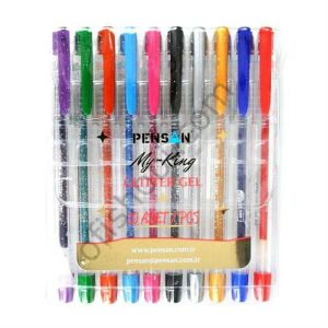 Pensan My-Kıng Simli Jel Kalem 10 Lu Set