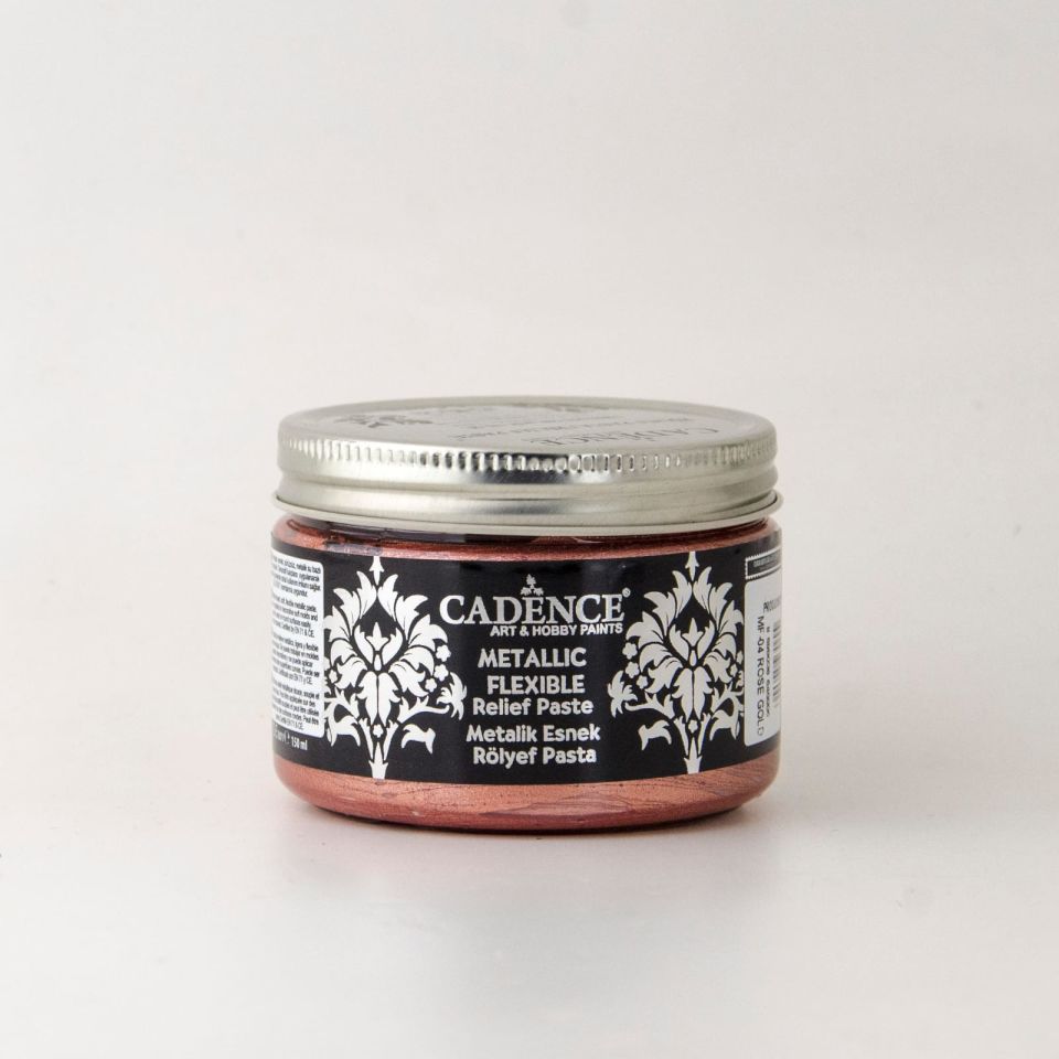 Cadence Metalik Esnek Rölyef Pasta Mf-04 Rose Gold 150 Ml