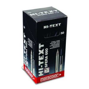 Hi-Text Tükenmez Kalem Siyah 1 Mm 50'Li