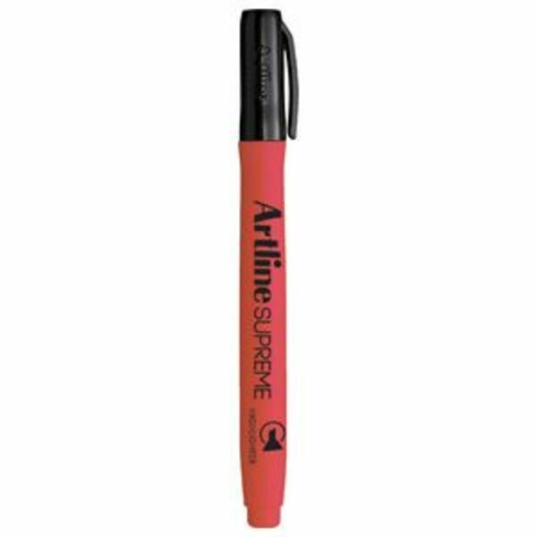 Artline Supreme Fosforlu Kalem Kesik Uç:4,0 Mm Kırmızı