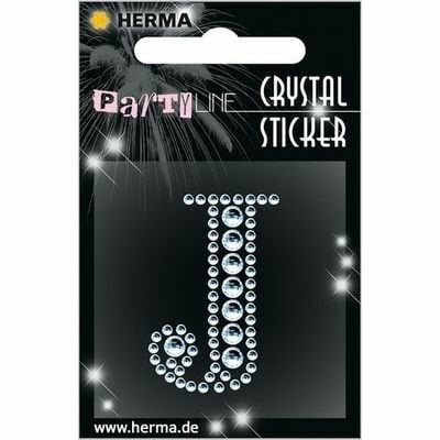 Herma Kristal Etiket Harf J