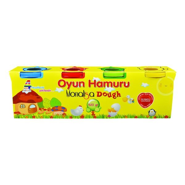 Mona Lisa Oyun Hamuru 4 Renk 480 Gr