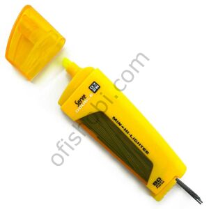 Serve Duble Mekanik Kurşun Kalem Ucu-Fosforlu Kalem 07 Mm Sarı