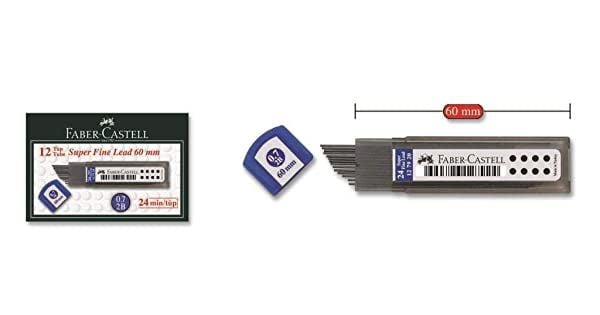 Faber-Castell Süper Fine Min 0.7mm 2B 60mm (24 min/tüp)