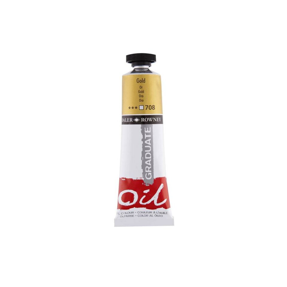 Daler Rowney Graduate Yağlı Boya Grad Oil 38 Ml Gold