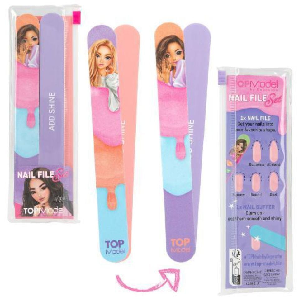 Top Model Tırnak Törpü Seti Mor Pembe