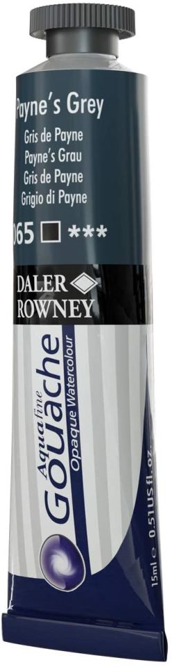 Daler Rowney Aquafine Guaj 15 Ml Paynes Grey