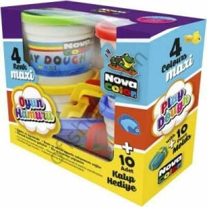 Nova Color Oyun Hamuru Maxi 4 Lü Oyuncaklı