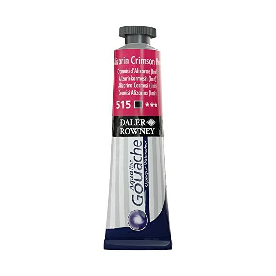 Daler Rowney Aquafine Guaj 15 Ml Alizarin Crimson