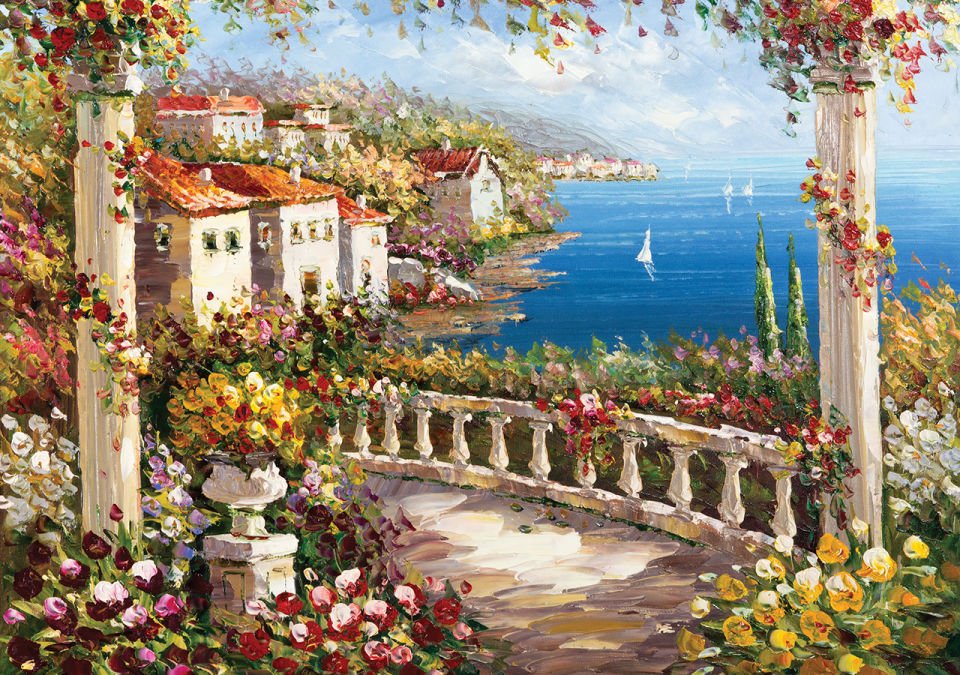 Ks Games 1000 Parça Puzzle Spring Blues Land Of Peace