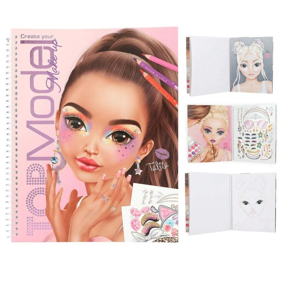 Top Model Make-Up Colouring Book