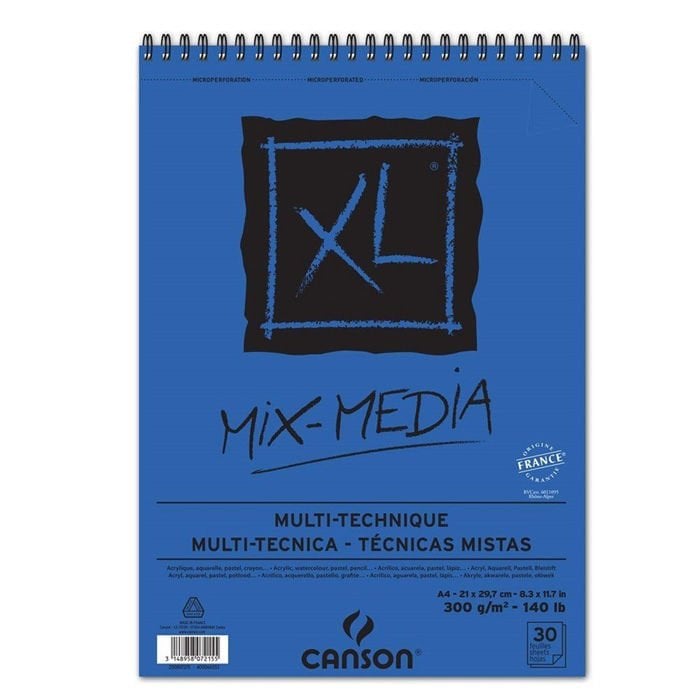 Canson Spp Canxl Mıx Medıa 30S A4 300G Çok Amaçlı Blok