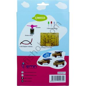 Emin İş Eğitimi Rüzgar Enerjili Ev Yapım Seti