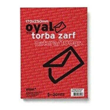 Oyal Torba Zarf 17x25 Natura 100 Gr 500 Lü