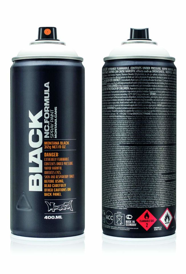 Montana Black Sprey Boya 400 Ml Snow White BLK9100