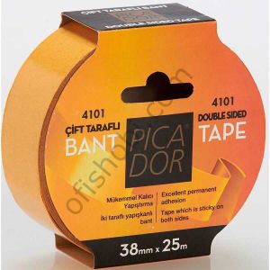 Picador Çift Taraflı Bant Pp Hotmelt Askısız 4101 38 Mm x 25 M