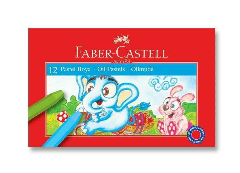 Faber-Castell Karton Kutu Pastel Boya 12 Renk