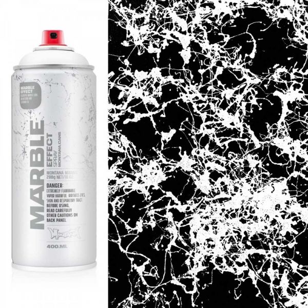 Montana Effect Marble Sprey Boya 400 Ml White Em 9100