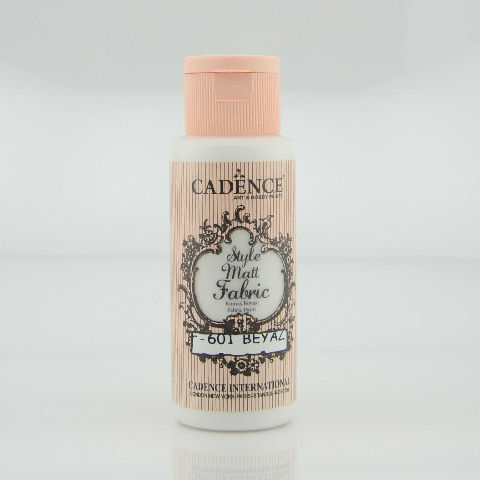 Cadence Style Matt Kumaş Boya F-601 Beyaz 59 Ml