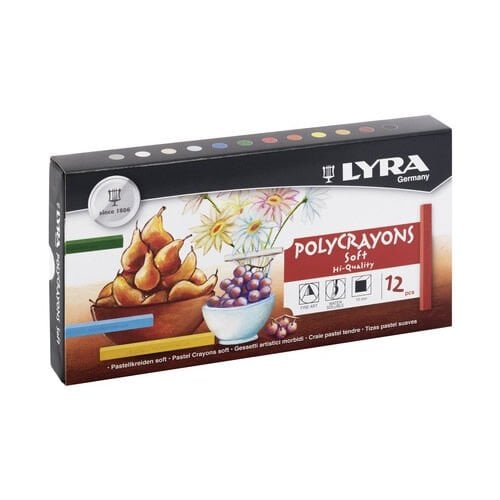 Lyra  Polycrayons Toz Pastel 12 Li Kutu
