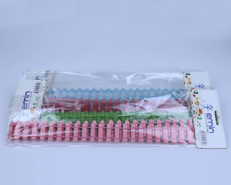 Emin İş Eğitimi Renkli Ahşap Çit 60 Cm