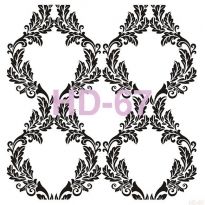 Cadence Home Decor Stencıl Hd-067 45X45