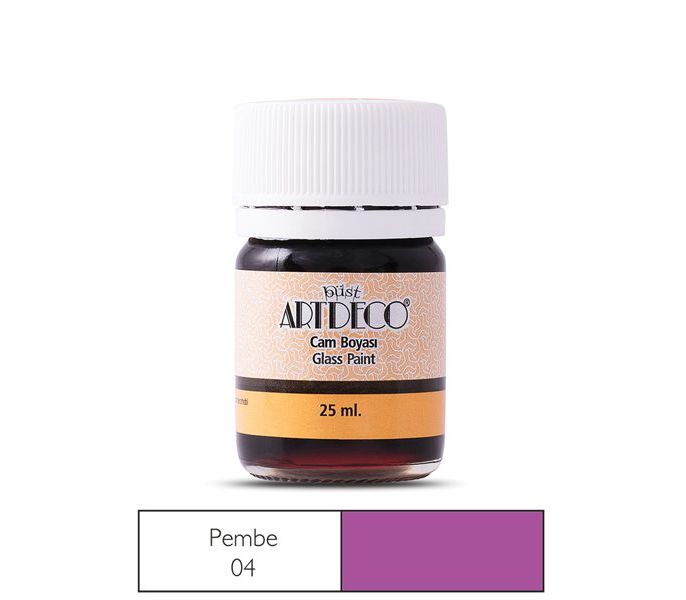 Artdeco Cam Boyası 25 Ml Pembe 04