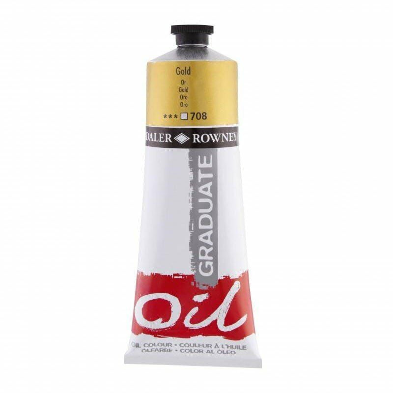 Daler Rowney Graduate Yağlı Boya Grad Oil 200 Ml Gold