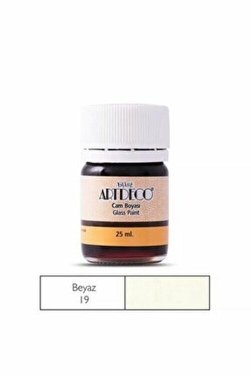 Artdeco Cam Boyası 25 Ml Beyaz 19