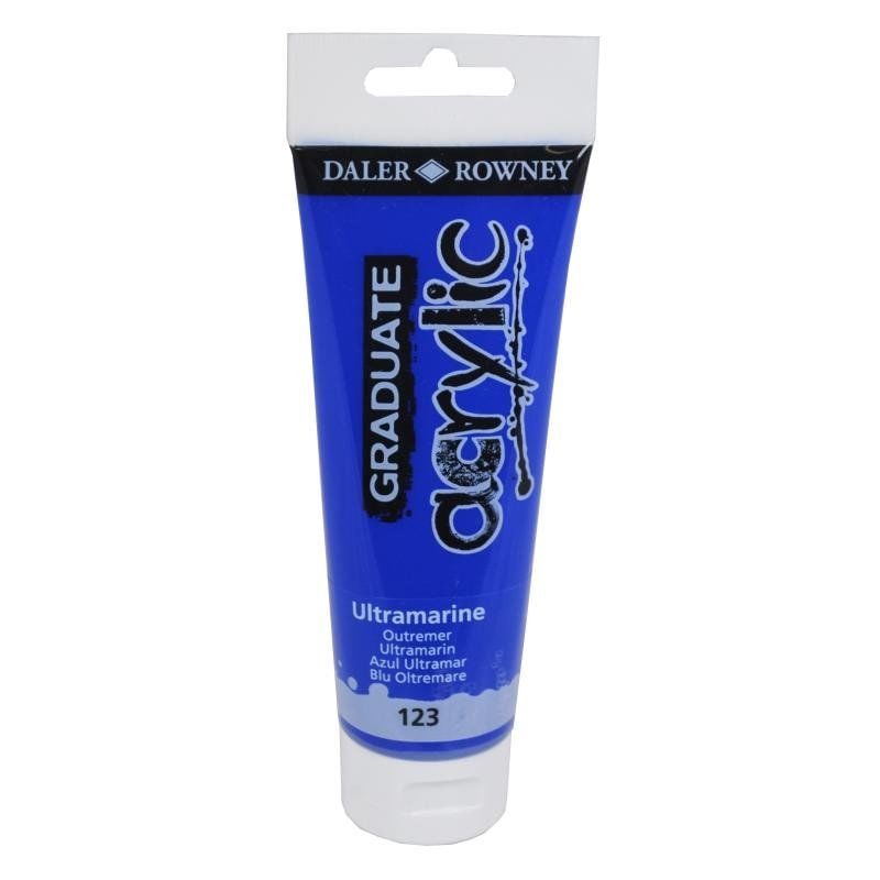 Daler Rowney Graduate Akrilik Boya Graduate Acrylic 120 Ml Ultra Blue