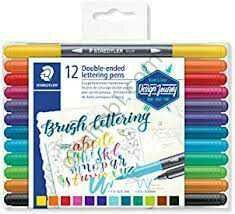 Staedtler 3004 Tb12 Çift Uçlu Brush Lettering Keçeli Kalem 1.0-6.0 / 0.5-0.8 12 Li