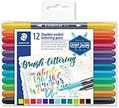 Staedtler 3004 Tb12 Çift Uçlu Brush Lettering Keçeli Kalem 1.0-6.0 / 0.5-0.8 12 Li