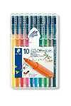 Staedtler 323 Sb10 Trıplus Color Keçeli Kalem 1.0 Mm 10 Lu Set