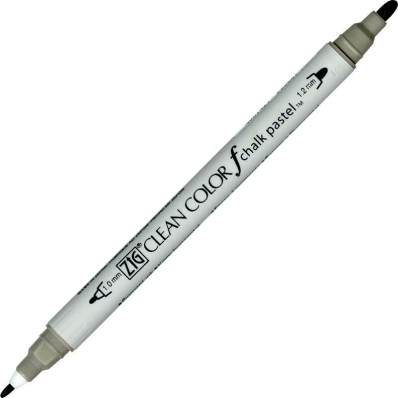 Zig Clean Color F Chalk Pastel Tcs-6500 012 Gray
