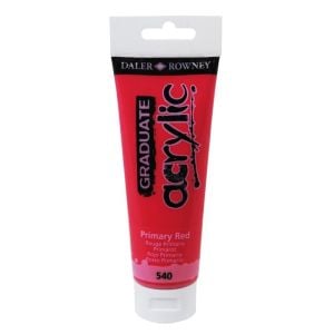 Daler Rowney Graduate Akrilik Boya Graduate Acrylic 120 Ml Primary Red