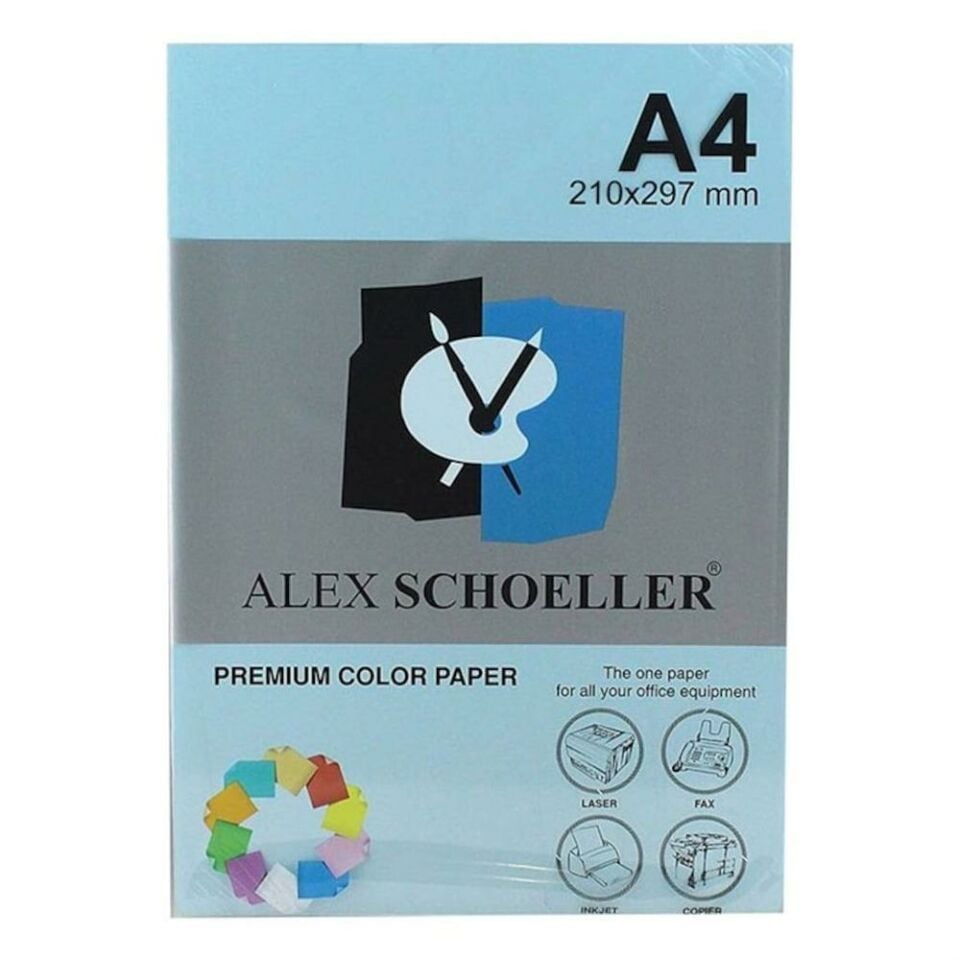 Alex Fotokopi Kağıdı A4 500 Lü Mavi Alx-580