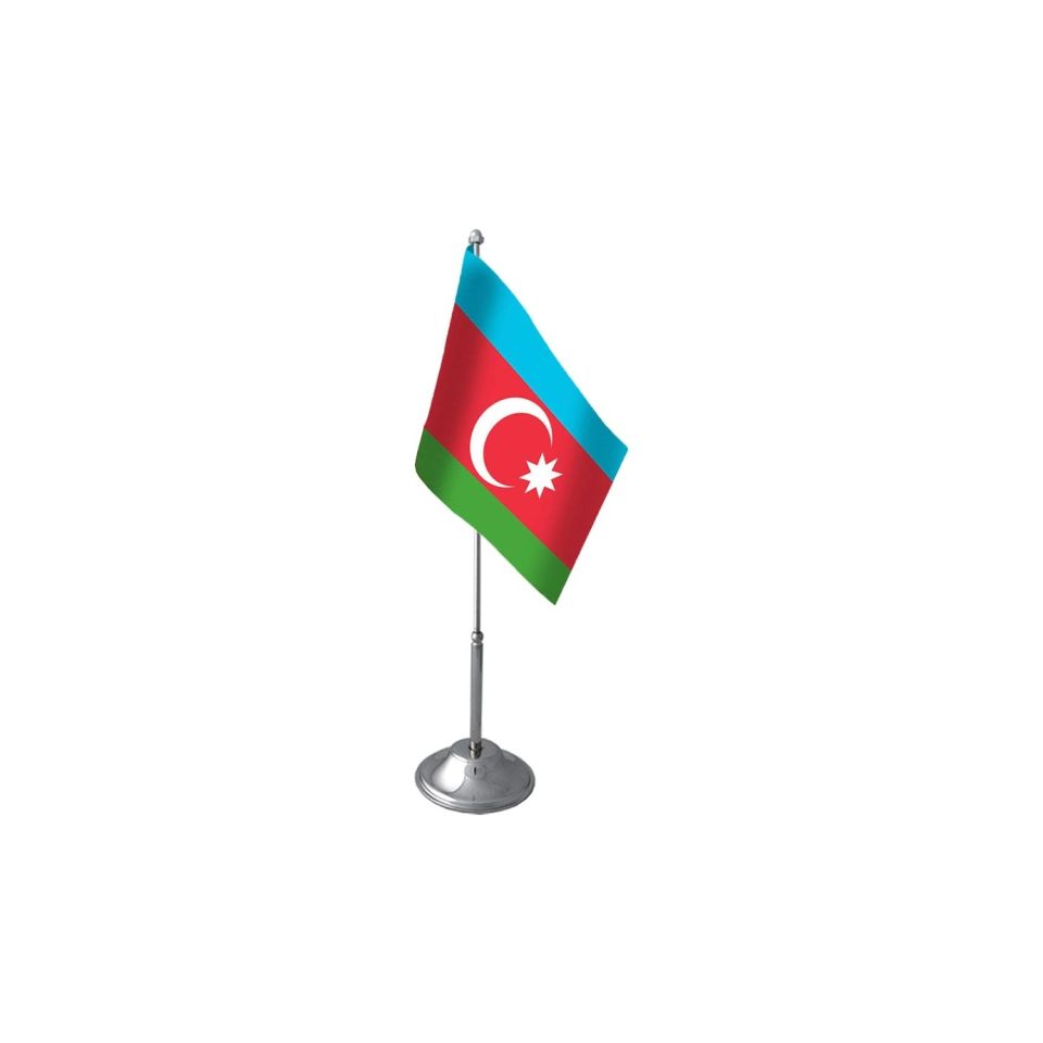 Buket 15x22,5 Cm Azerbaycan Bayrağı