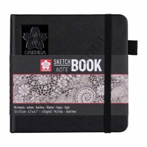 Sakura Eskiz Defteri Beyaz Kağıt 12x12 Cm 140 Gr 80 Yaprak