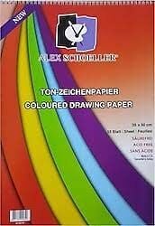 Alex 10 Renk Spiralli Fon Blok 14,85x10 Cm 120 Gr