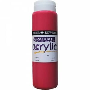 Daler Rowney Graduate Akrilik Boya Graduate Acrylic 500 Ml Crimson