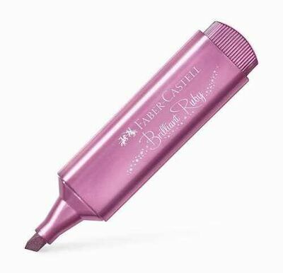 Faber-Castell Fosforlu Kalem 46 Metalik Yakut
