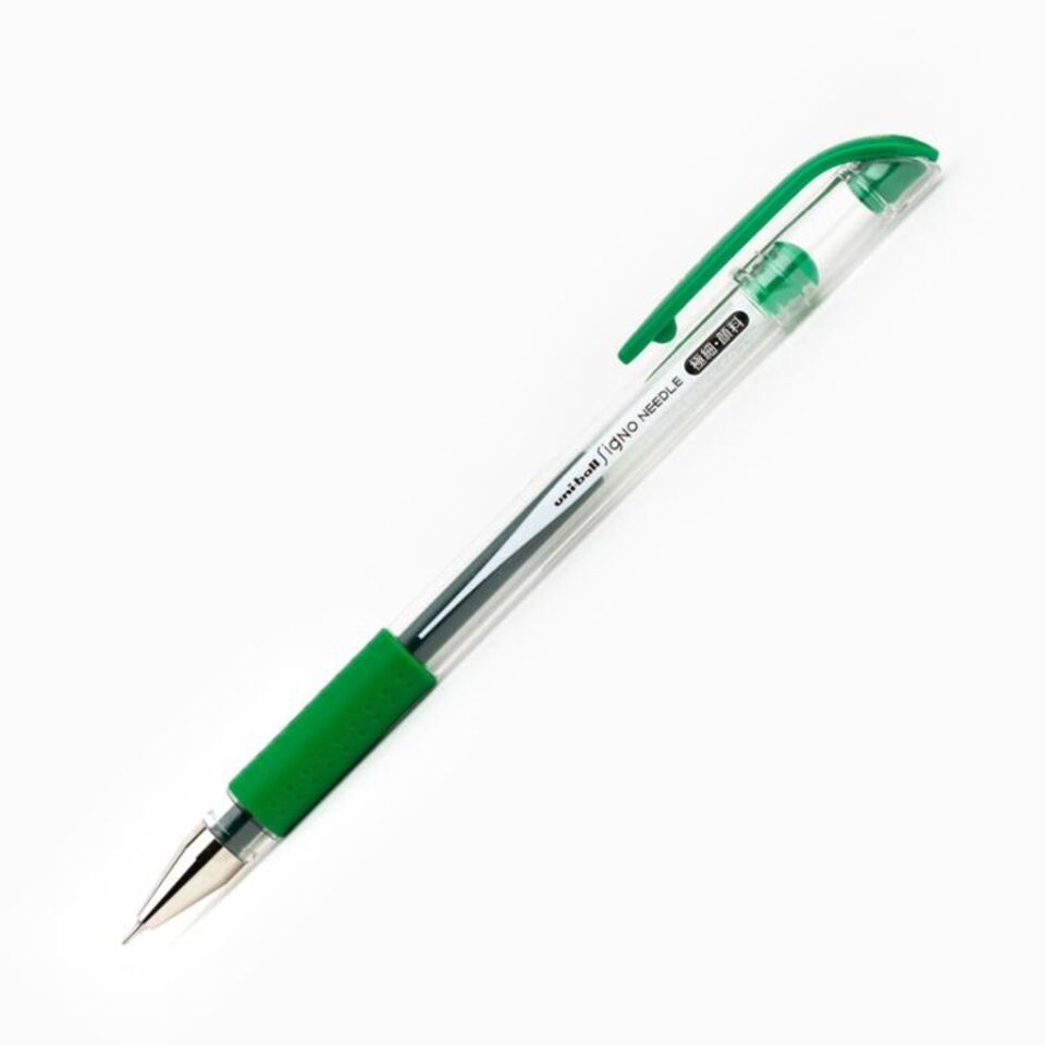 Uniball Signo Needle 0.38 İğne Uçlu Jel Kalem Yeşil