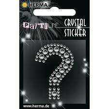 Herma Kristal Etiket Soru İşareti