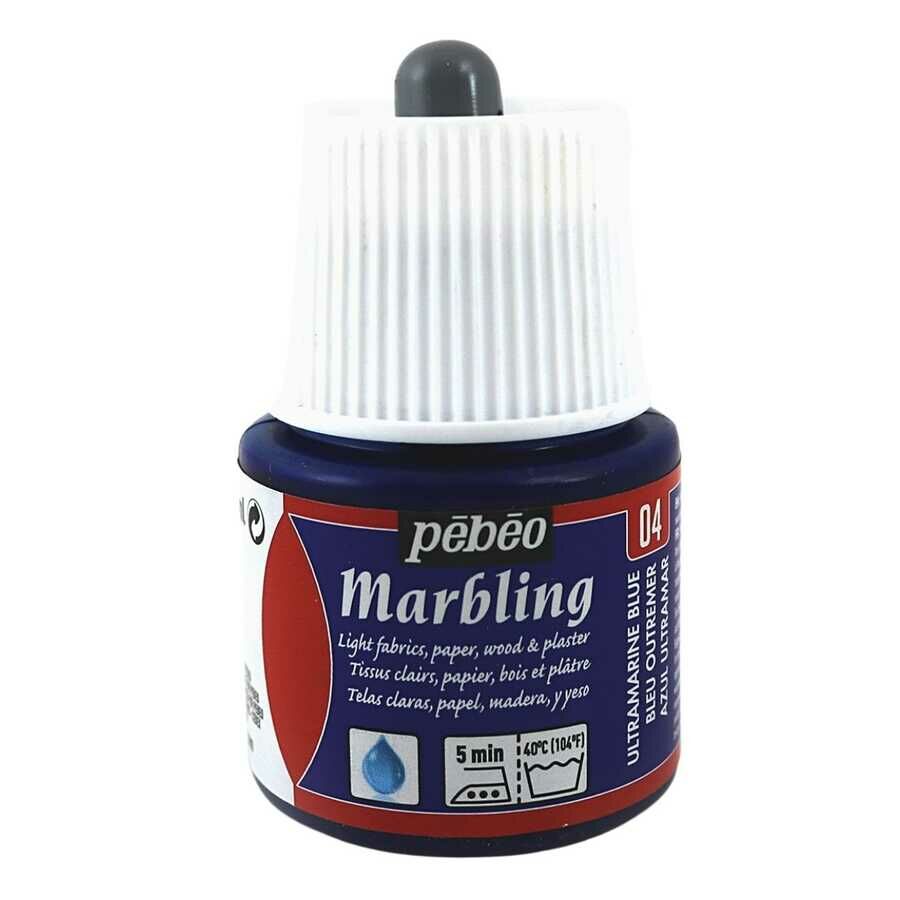 Pebeo Marblıng Ebru Boya 45 Ml Şişe Ultramarine Bl
