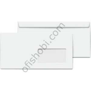 Oyal Diplomat Zarf Pencereli 10x24 Beyaz 110 Gr 25 Li