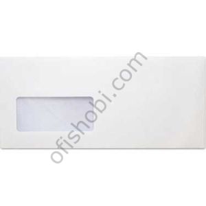 Oyal Buklet Zarf Pencereli Beyaz 110 Gr 25 Li